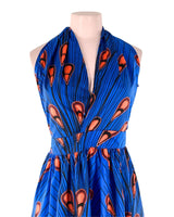 Maxi vestido anudado al cuello