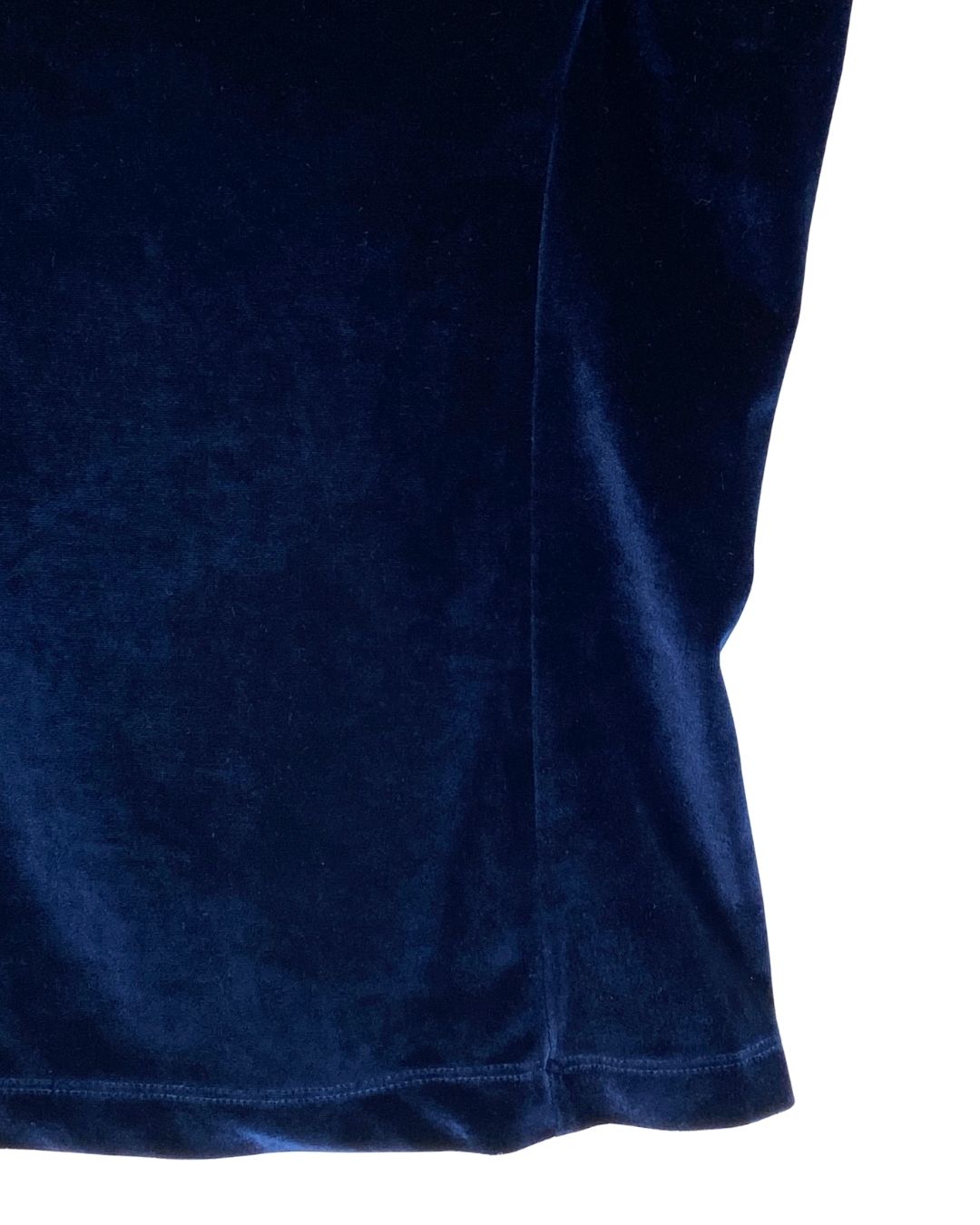 Blusa off shouder en velvet