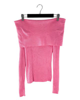 Saco tejido off shoulder