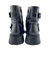 Botas biker con hebillas
