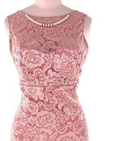 Vestido en encaje floral