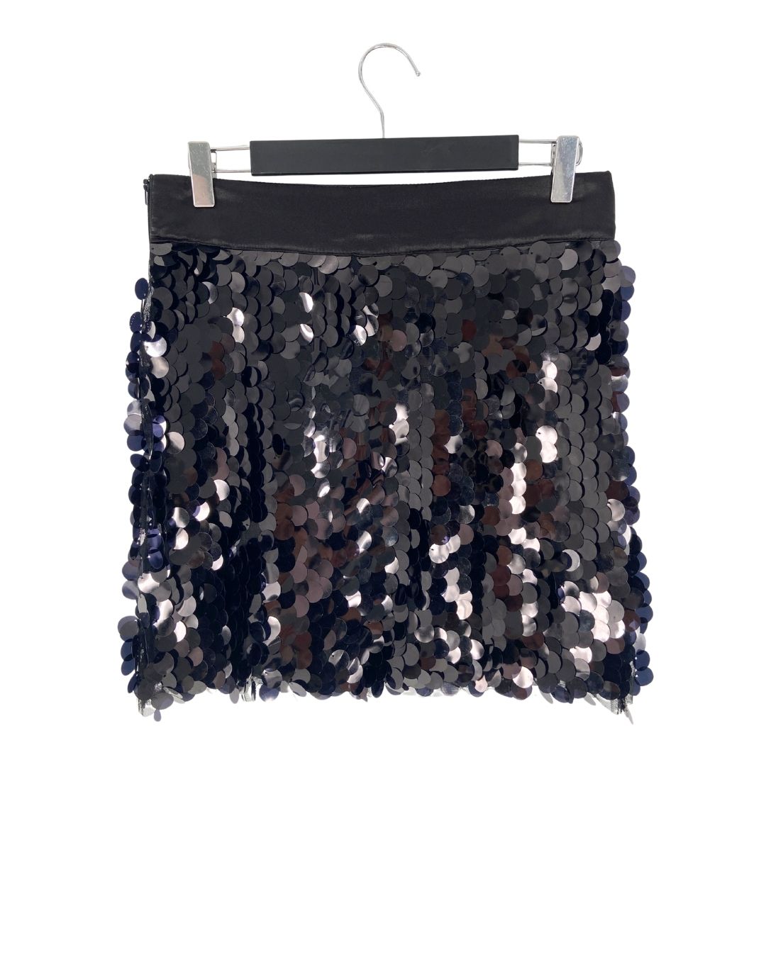 Falda mini en maxi lentejuelas