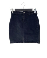 Falda mini en denim stretch