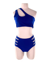 Bikini one soulder con detalle