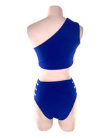 Bikini one soulder con detalle