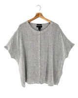 Camisa en lino manga caida