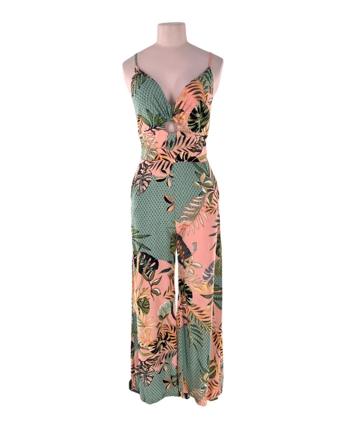 Enterizo de tiras con anudado