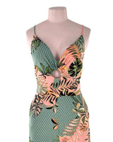 Enterizo de tiras con anudado