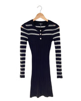 Vestido midi con textura
