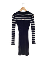 Vestido midi con textura