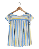 Blusa a rayas con vuelo