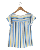 Blusa a rayas con vuelo