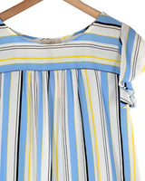Blusa a rayas con vuelo