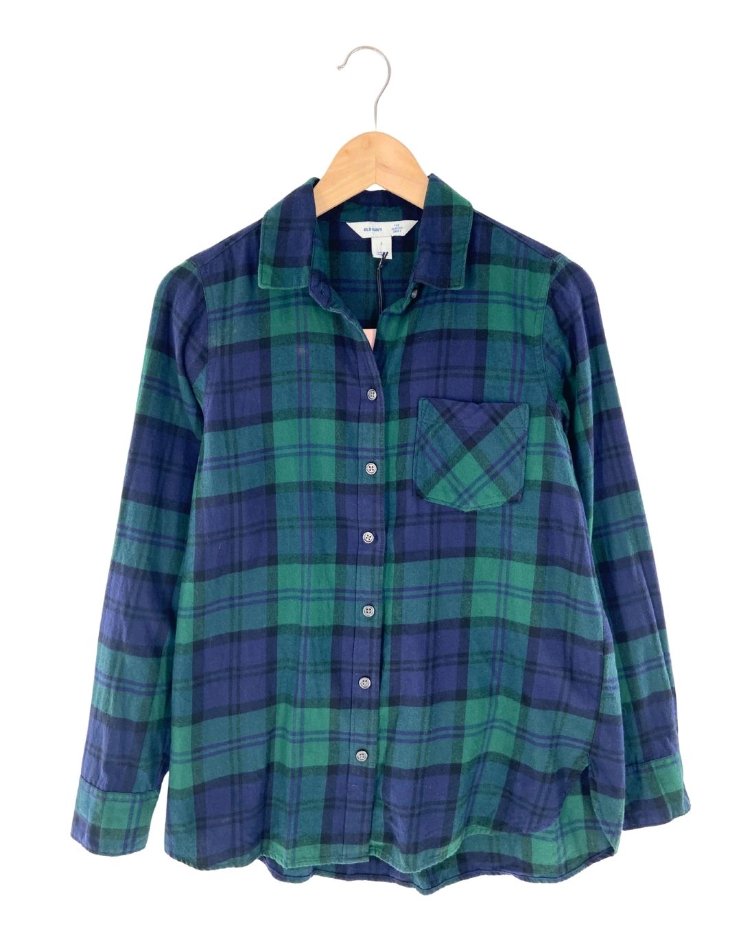 Camisa leñadora manga larga