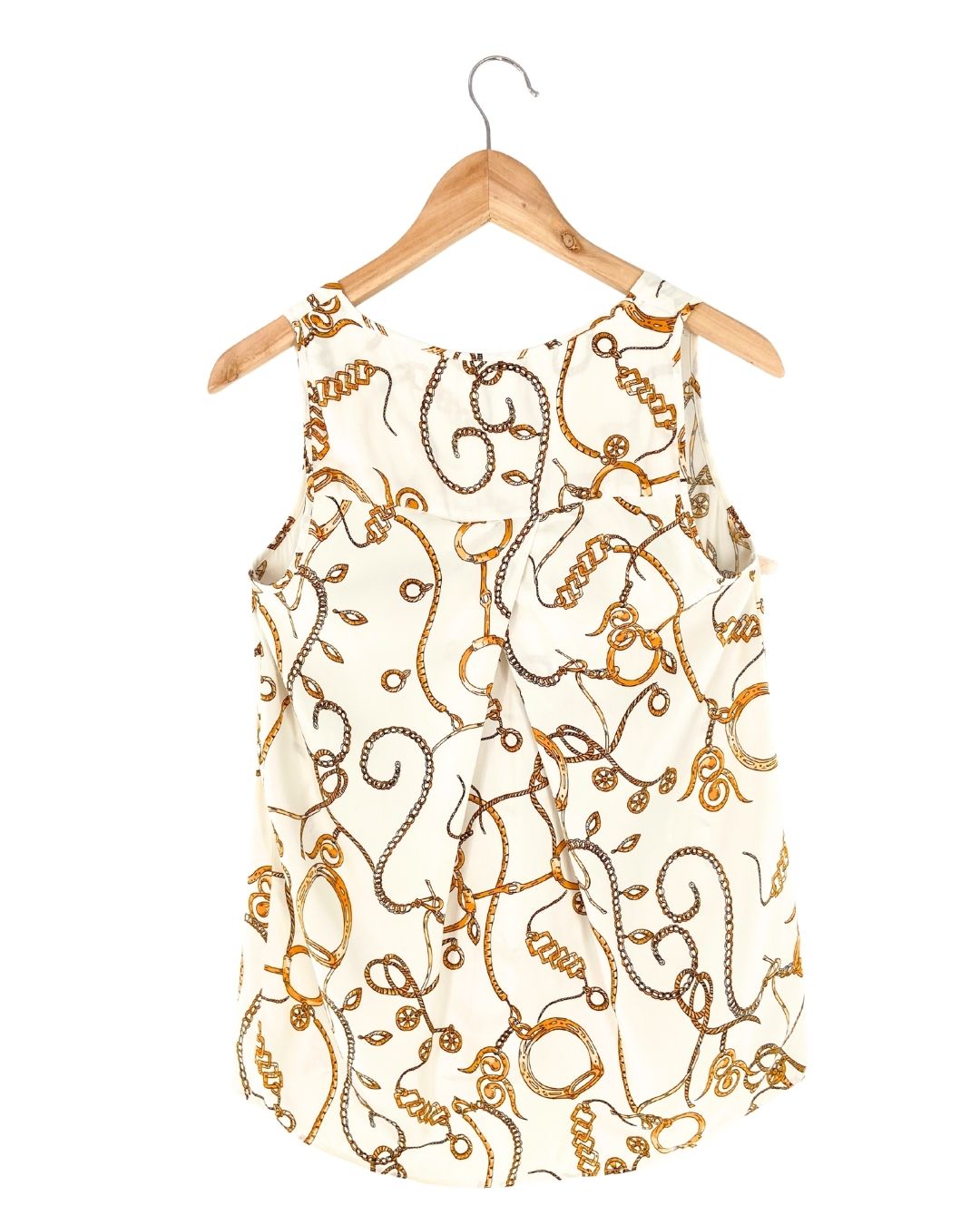 Blusa satinada sleeveless
