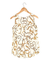 Blusa satinada sleeveless