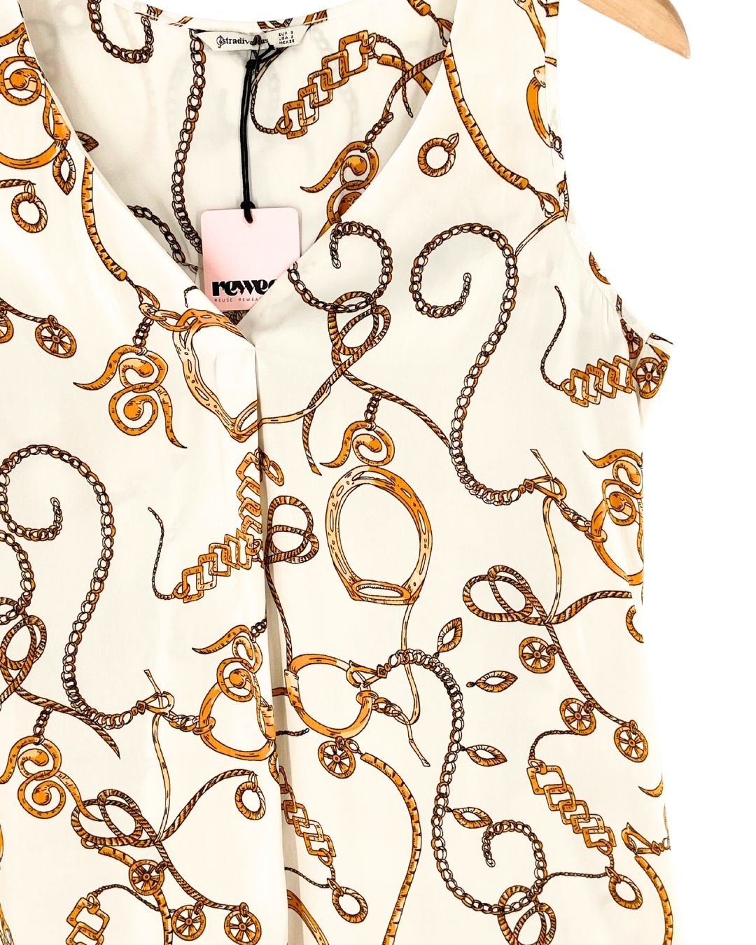 Blusa satinada sleeveless