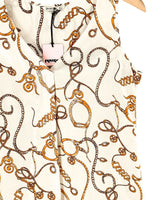 Blusa satinada sleeveless