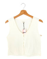 Blusa crop sleeveless
