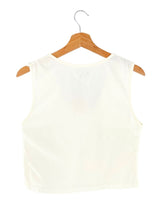 Blusa crop sleeveless