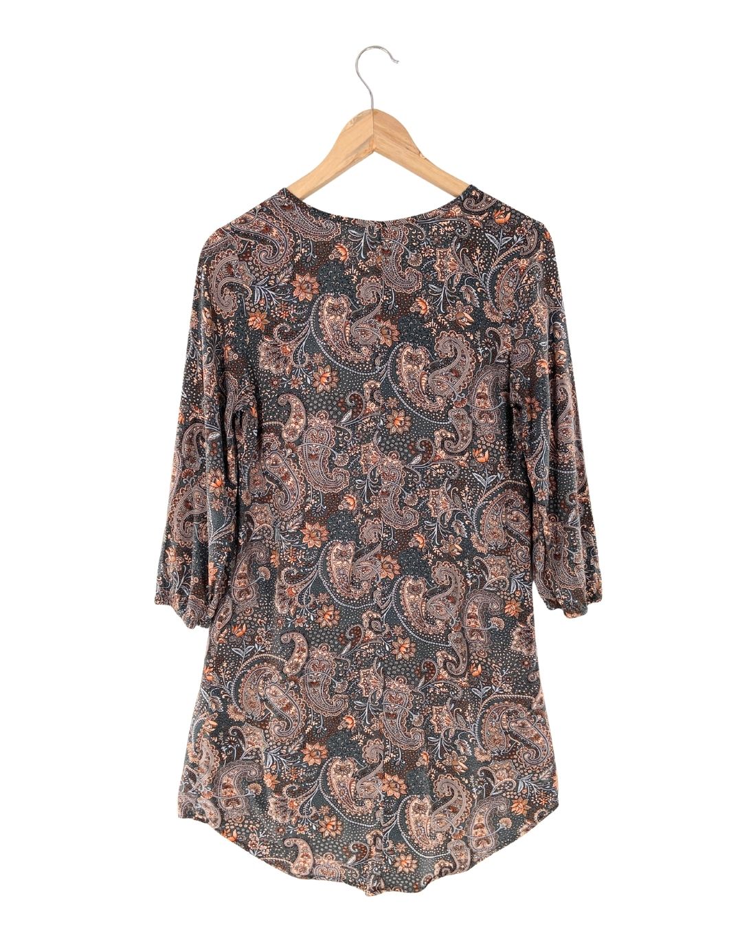 Vestido mini amplio print