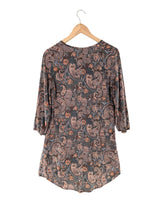 Vestido mini amplio print