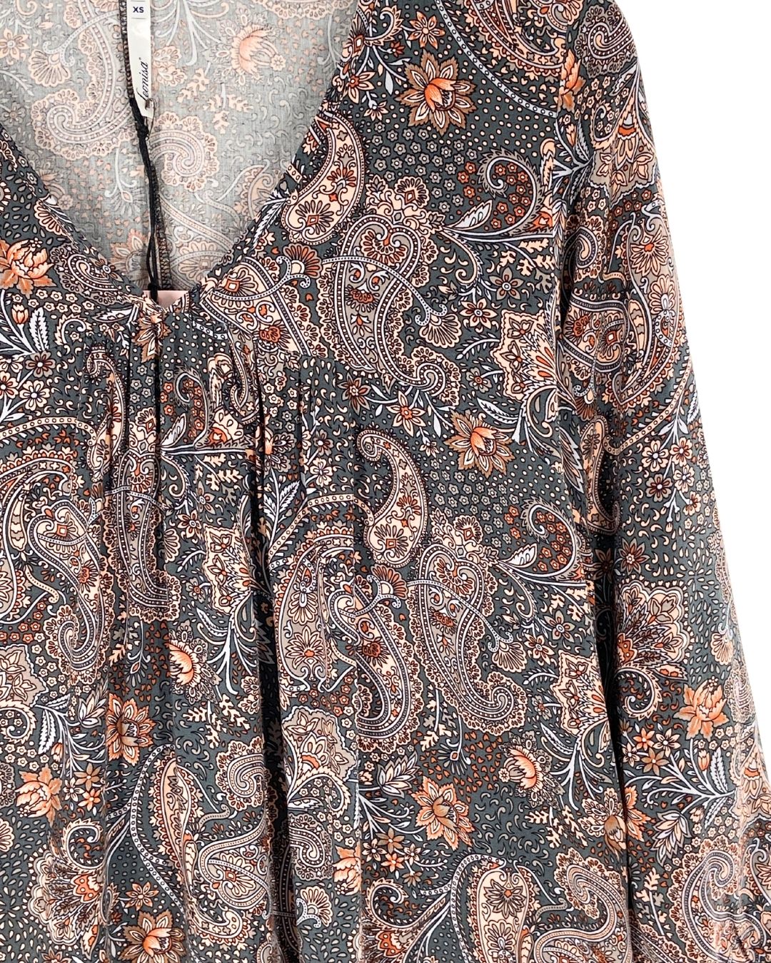 Vestido mini amplio print