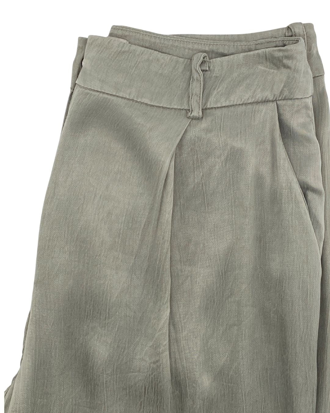 Pantalon satinado con textura