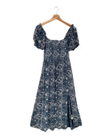 Maxi vestido encauchado