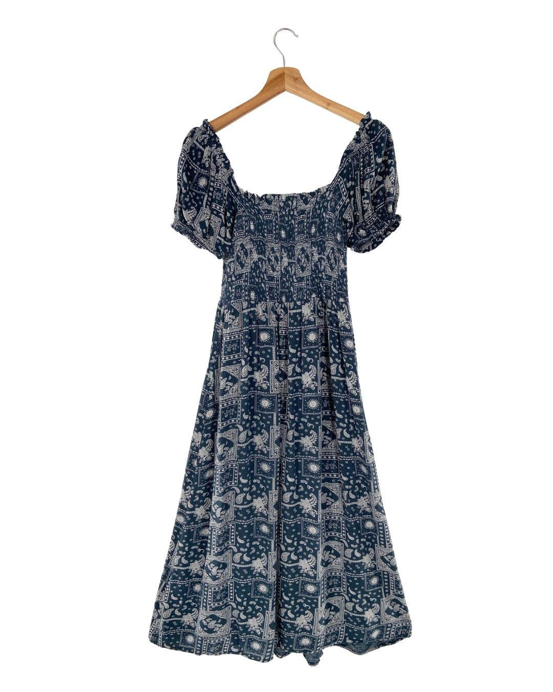 Maxi vestido encauchado