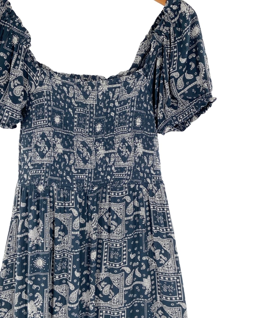Maxi vestido encauchado