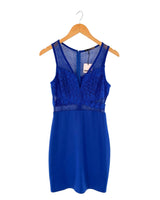 Vestido midi con encaje