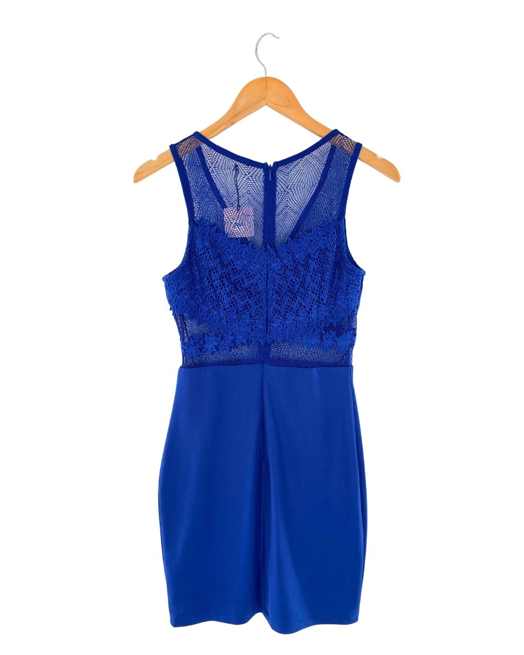 Vestido midi con encaje