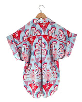 Blusa abotonada print flores