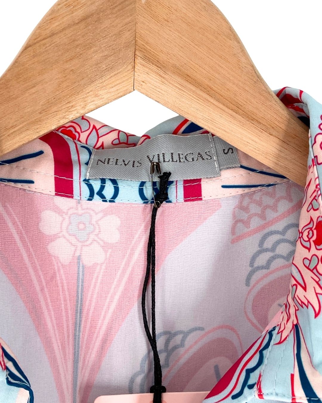 Blusa abotonada print flores