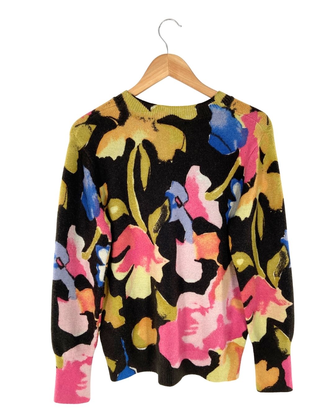 Saco tejido print flores
