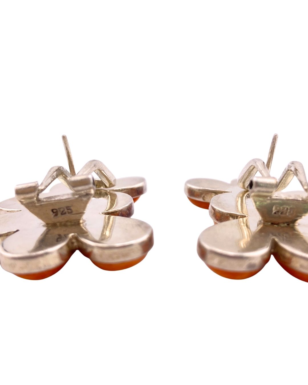 Aretes en plata con piedras