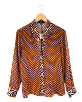 Camisa satinada print