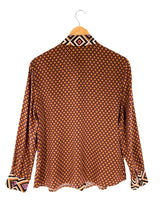 Camisa satinada print