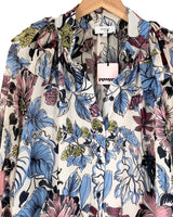 Blusa traslucida vuelo