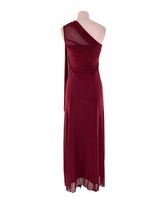 Maxi vestido one shoulder