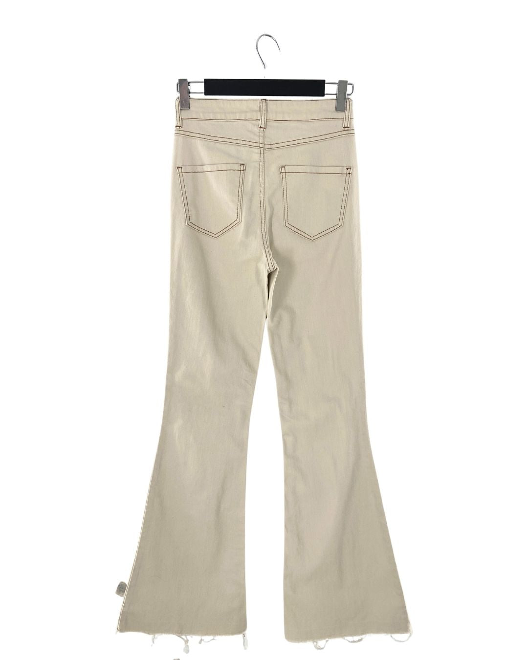 Jean flare abotonado