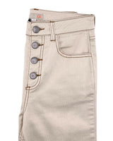 Jean flare abotonado