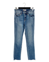Jean strech botas deshiladas