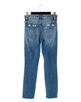 Jean strech botas deshiladas