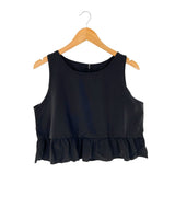 Blusa crop sleeveless
