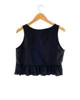 Blusa crop sleeveless
