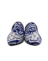 Mules en tela con diseño