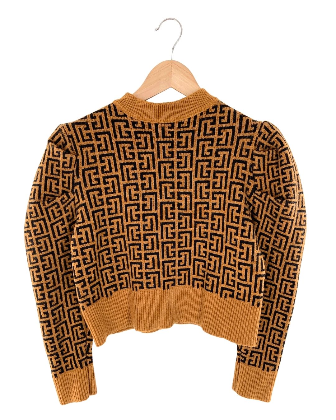 Saco tejido con diseño