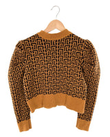 Saco tejido con diseño